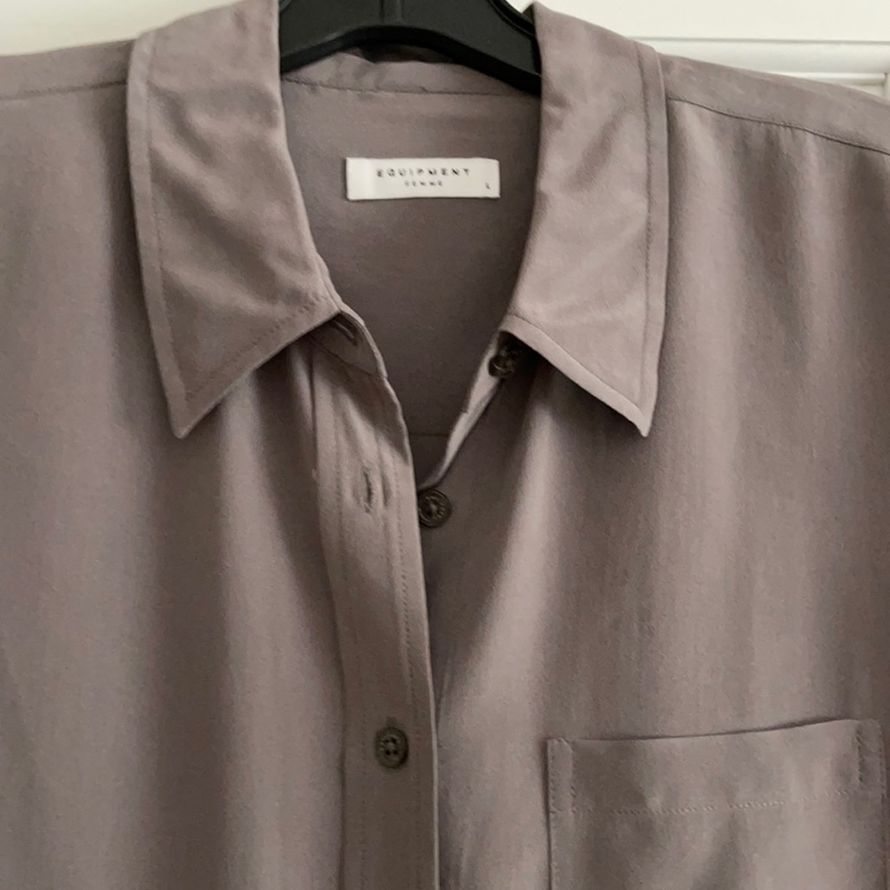 Equipment silk blouse